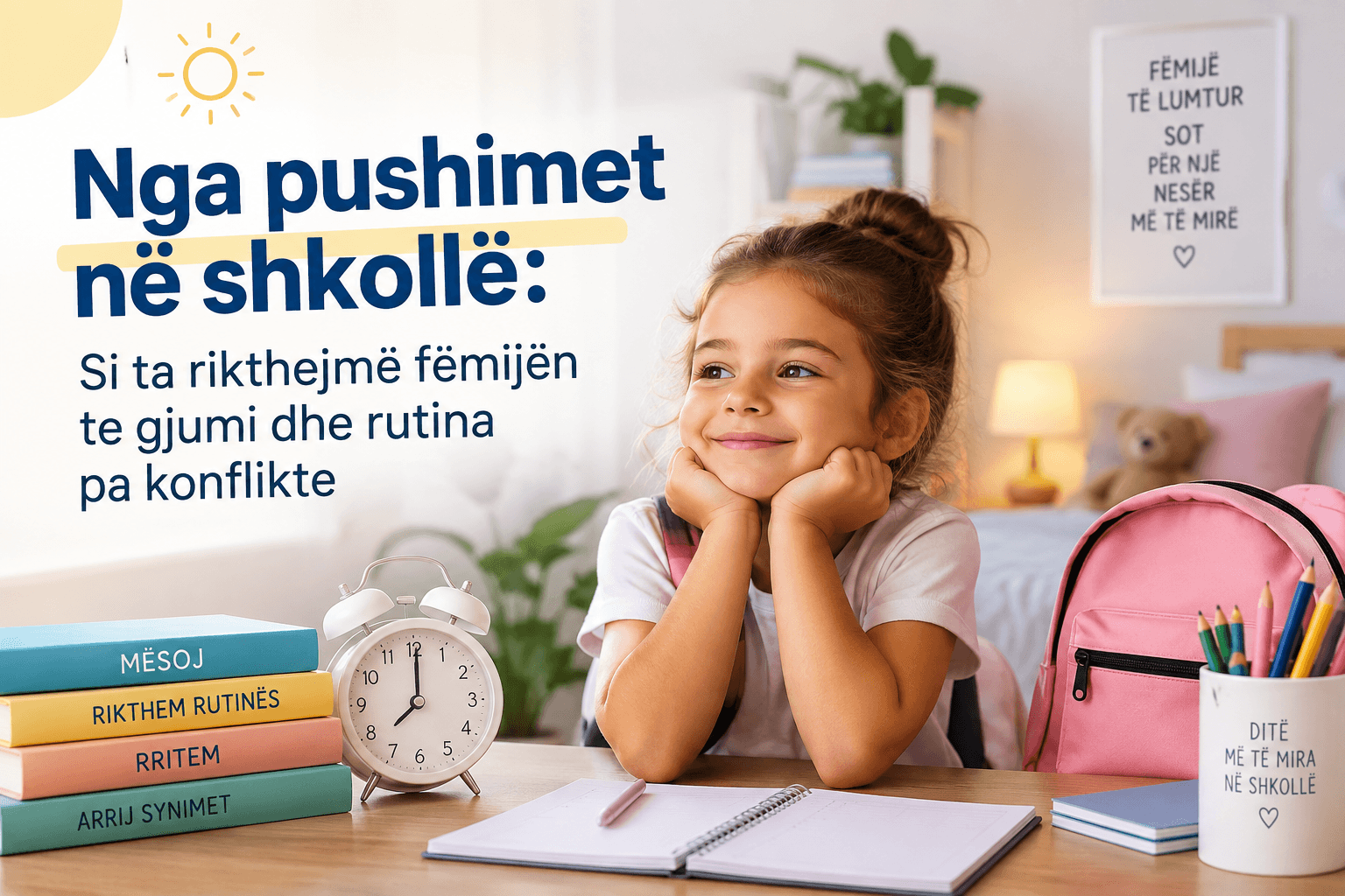 Nga pushimet ne shkolle: Si ta rikthejme femijen te gjumi dhe rutina pa konflikte