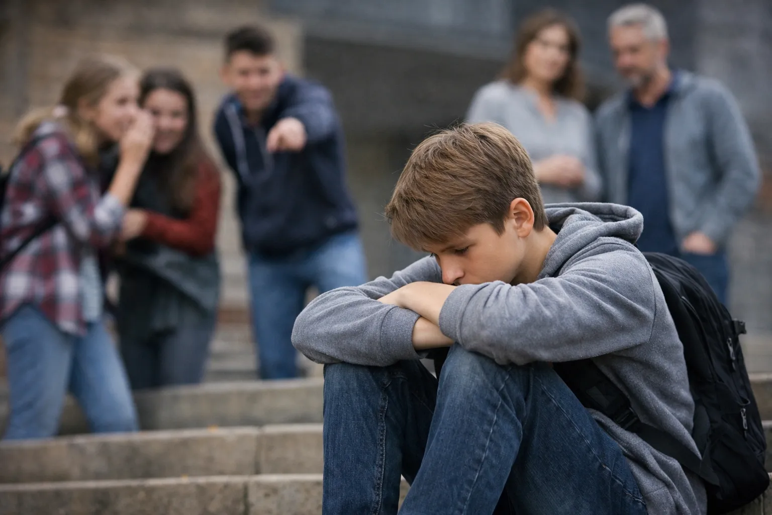 bullizmi izolimi tek adoleshentet me prinder te divorcuar
