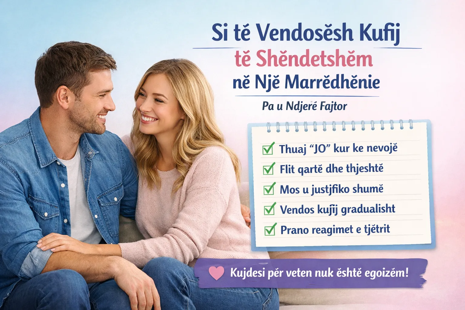 kufij te shendetshem ne nje marredhenie