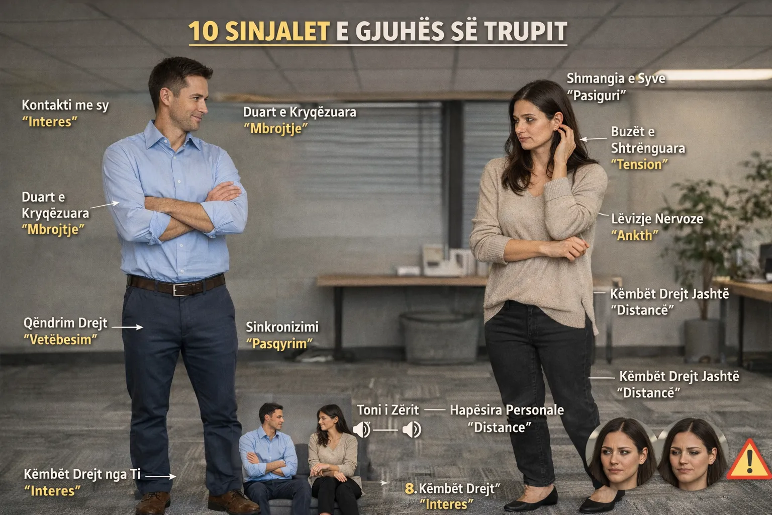 gjuha e trupit komunikimi