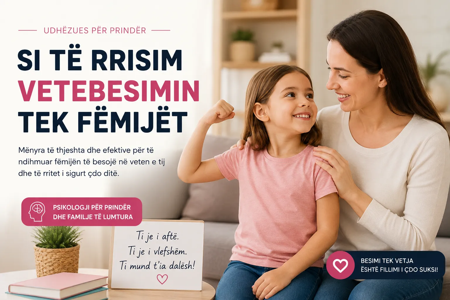 Si te rrisim vetebesimin tek femijet | Udhezues per prinder