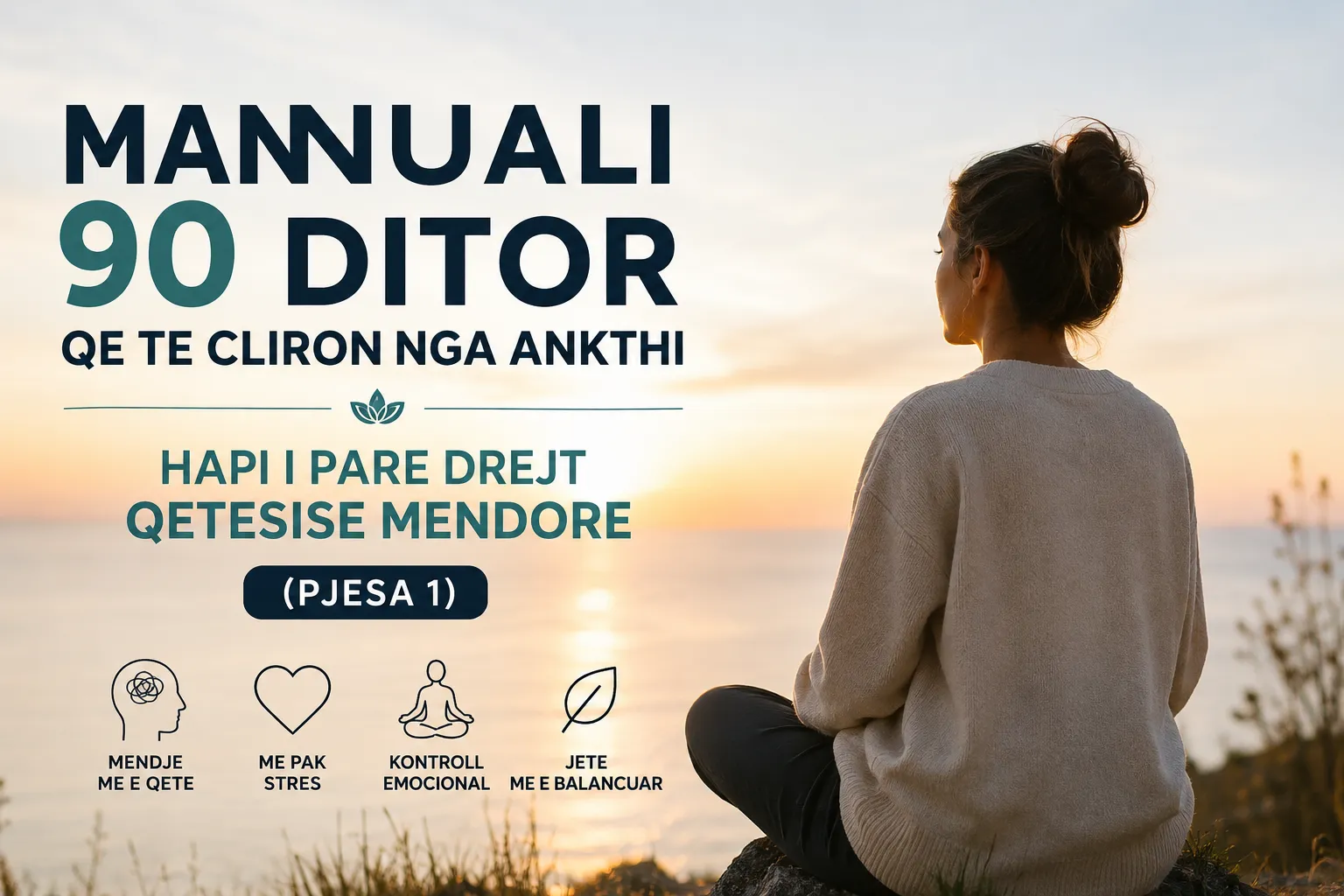 Manuali 90 ditor qe te cliron nga ankthi – Hapi i pare drejt qetesise mendore (Pjesa 1)
