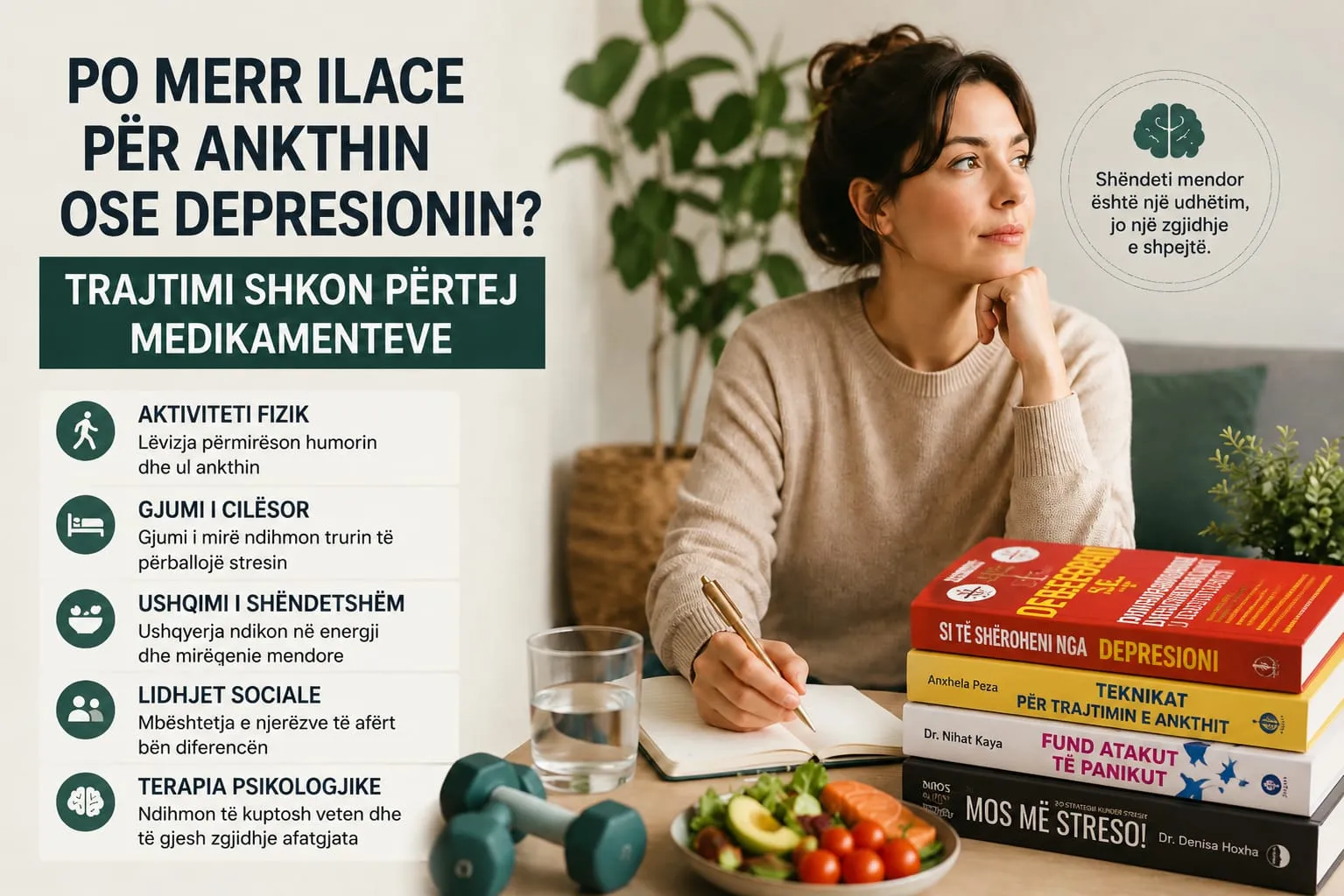 ilace per ankthin ose depresionin