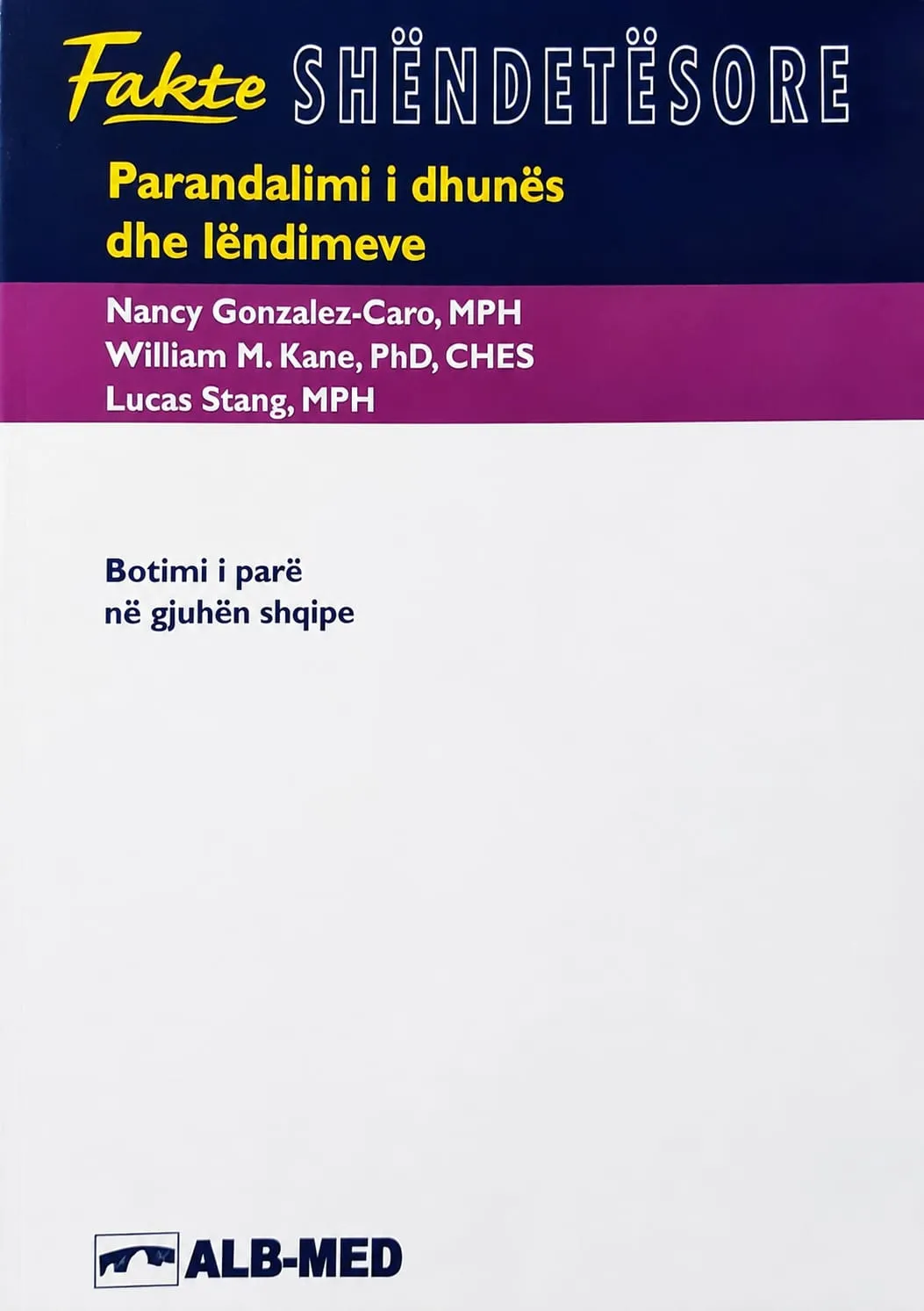 Fakte shendetesore: Parandalimi i dhunes dhe lendimeve